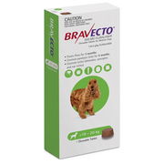 Bravecto 3 Month Protection Chew for Medium Dogs (10 - 20kg) X 1 - Green