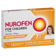 Nurofen for Children 7+ Years Soft Chewable Cap X 12