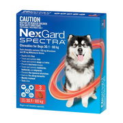 NexGard Spectra Chewables For Extra Large Dogs (30.1 to 60kg) X 3