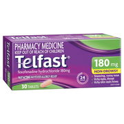 Telfast 180mg Tab X 30