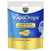 Vicks VapoDrops Butter & Menthol Flavour X 24