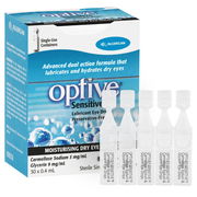 Optive Sensitive Lubricant Eye Drops 0.4ml X 30 Vials