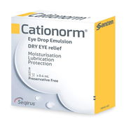 Cationorm Preservative Free Eye Drop Emulsion Dry Eye Relief Vials 0.4ml X 30