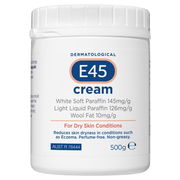 E45 Dermatological Cream for Dry Skin Conditions Tub 500g