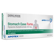 ApoHealth Stomach Ease Forte Tab X 10 (Generic for Buscopan Forte)