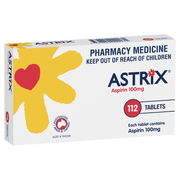 Astrix Aspirin 100mg Tab X 112