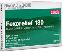 Fexorelief 180mg Tab X 10 (Generic for TELFAST)