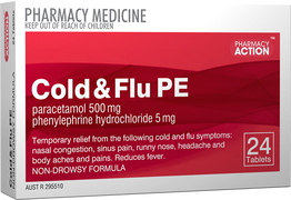 Pharmacy Action Cold & Flu PE Tab X 24 (Generic for Codral PE Cold & Flu)