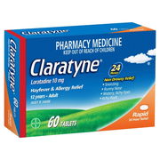 Claratyne Hayfever Allergy Relief Antihistamine Tab X 60
