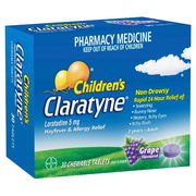 Claratyne Children's Allergy & Hayfever Relief Antihistamine Chewable Tab (Grape Flavour) X 30