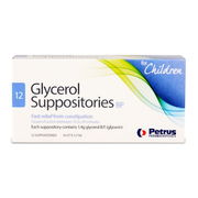 Petrus Glycerol Suppositories for Children X 12