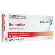 ApoHealth Ibuprofen 200mg Tab X 48 (Generic for Nurofen) ChemiStop