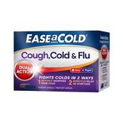 Ease A Cold Cough, Cold & Flu Day & Night Liquid Cap X 24
