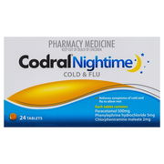 Codral Nightime Cold & Flu Tab X 24