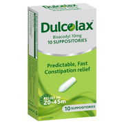 Dulcolax Suppositories X 10