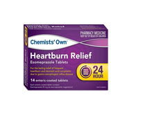 Chemists' Own Heartburn Relief Esomeprazole 20mg Tab X 14