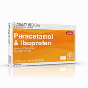 Pharmacy Action Paracetamol & Ibuprofen Pain Relief Tab X 12