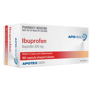 ApoHealth Ibuprofen 200mg Tab X 96 (Generic for Nurofen)