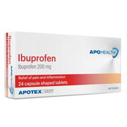 ApoHealth Ibuprofen 200mg Tab X 24 (Generic for Nurofen)