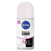 Nivea Invisible Black & White Anti-Perspirant Deodorant Roll-On for Women (Clear) 50ml