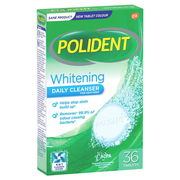 Polident Whitening Daily Cleanser Tab X 36