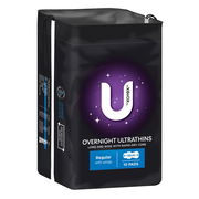U by Kotex Pads Ultrathins Overnight Regular with Wings X 10
