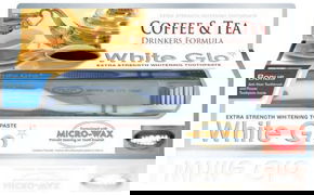 White Glo Extra Strength Whitening Toothpaste Coffee & Tea Drinkers Formula 150g