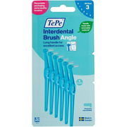 TePe Angle Interdental Brush - Blue (0.6mm) Size 3 - 6 Pack