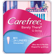 Carefree Liners Barely There G-String X 24
