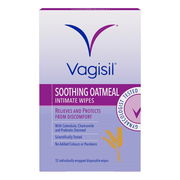 Vagisil Soothing Oatmeal Intimate Wipes X 12 ChemiStop