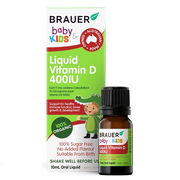Brauer Baby & Kids Liquid Vitamin D 400IU 10ml ChemiStop