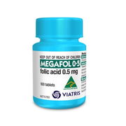 Megafol Folic Acid 0.5mg Tab X 100 ChemiStop