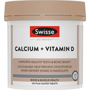 Swisse Ultiboost Calcium + Vitamin D Tab X 150