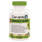 Caruso's Ginkgo 12,000 One A Day Tab x 60