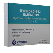 Hydroxocobalamin Injection X 3 Ampoules (Generic for NEO-B12)