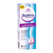 Replens Vaginal Moisturiser Applicators X 3