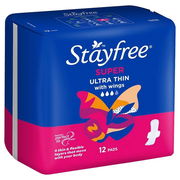 Stayfree Pads Ultra Thins Super With Wings X 12