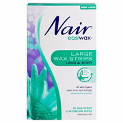 Nair Easiwax Wax Strips Large X 20