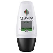 Lynx Dry Anti-Perspirant Deodorant Roll On Africa 50ml