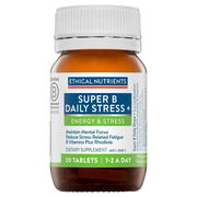 Ethical Nutrients Super B Daily Stress + Tab X 30